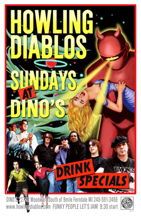 Howling Diablos New Years Flyer