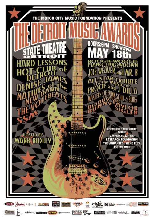 Detroit Music Awards 2006 Flyer